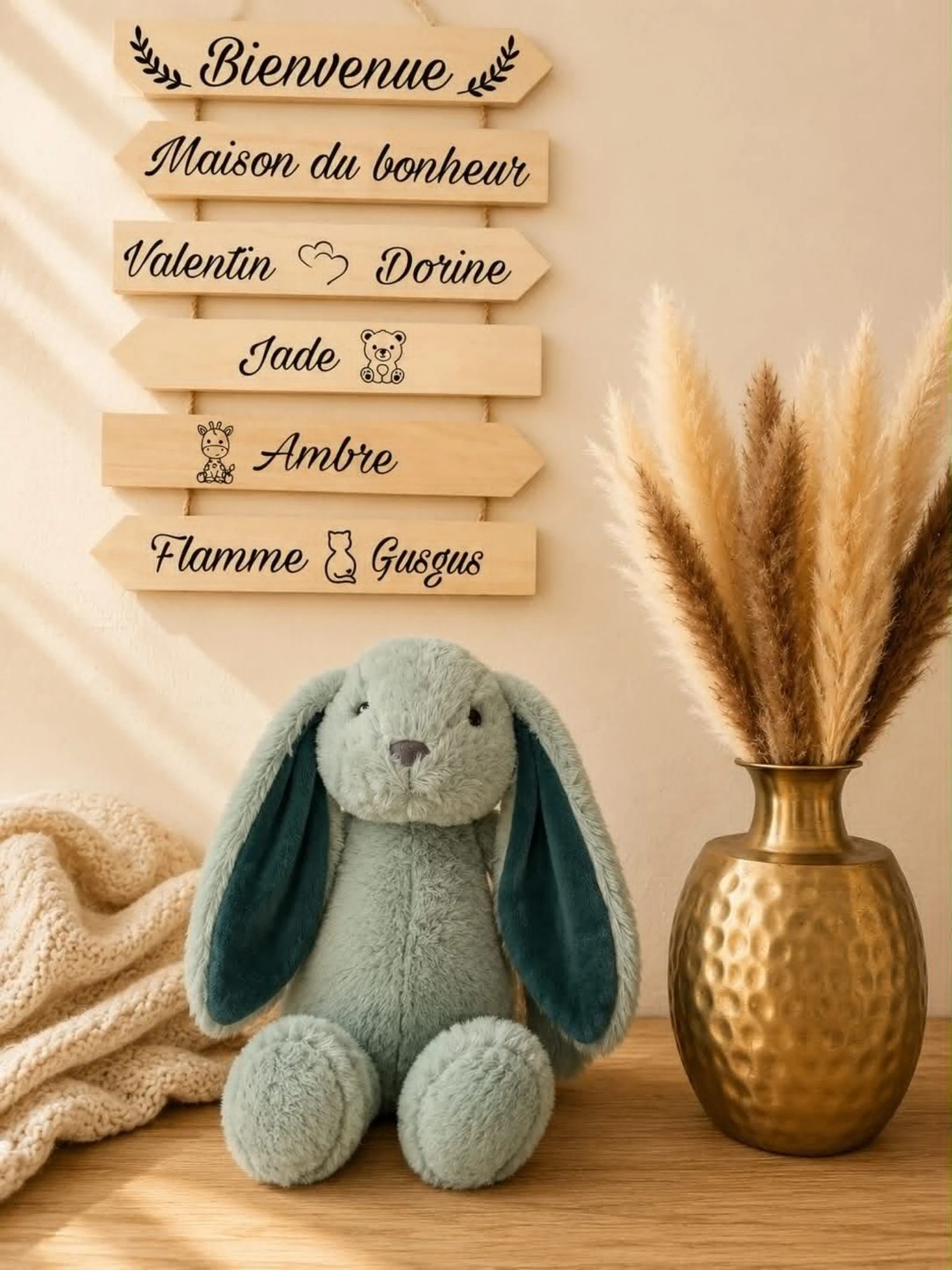 Bunny de pelúcia personalizável – photo 4